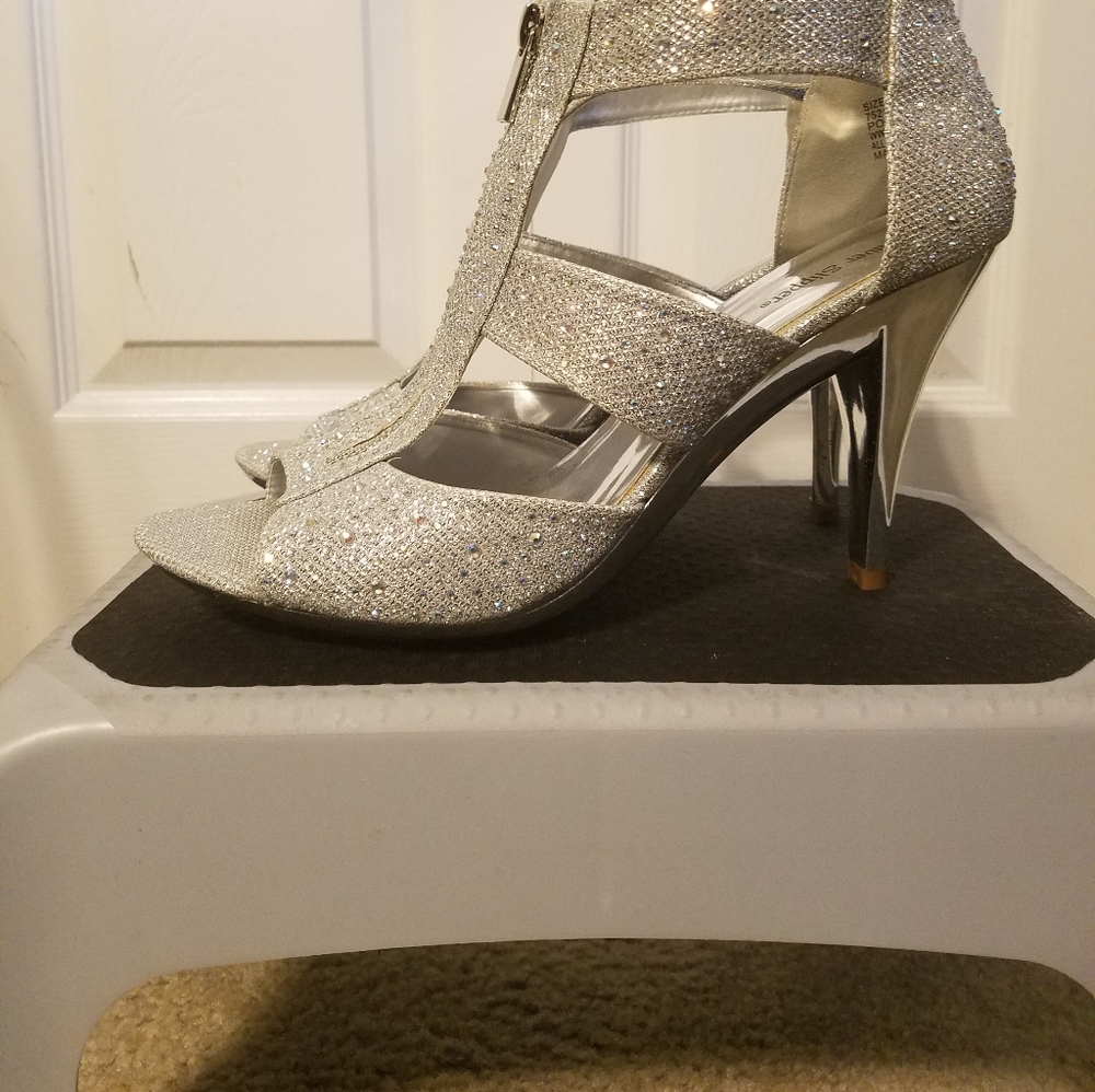Silver Slipper Shoes
